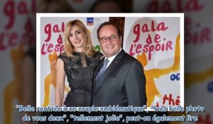 Julie Gayet amoureuse - l'actrice dévoile une rare photo de couple avec François Hollande