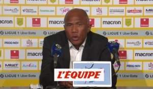 Kombouaré : « Une défaite très très frustrante » - Foot - L1 - Nantes