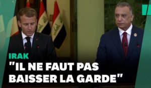 Macron depuis l'Irak prévient que l'État islamique "demeure une menace"