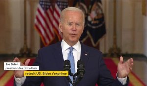 Quitter l'Afghanistan était "la meilleure décision" pour l'Amérique, se défend Joe Biden au lendemain du départ des derniers soldats