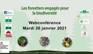 Les forestiers engagés pour la biodiversite : le webinaire