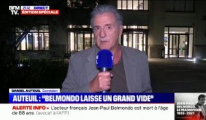 Daniel Auteuil: "Jean-Paul Belmondo a apporté une façon moderne d'aborder les personnages, de se comporter devant une caméra"
