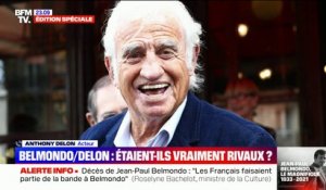 Anthony Delon: "Mon père avait du mal à s'exprimer tellement il était bouleversé" par la mort de Jean-Paul Belmondo