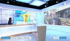 Bretagne : les orages font un blessé grave et des dégâts
