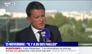 Manuel Valls sur la fuite de Salah Abdeslam: "Les informations ne sont pas arrivées au gendarmes"