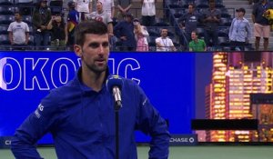"Je ne veux pas parler de ça": Quand Djokovic refuse d'évoquer le Grand Chelem et stoppe l'interview