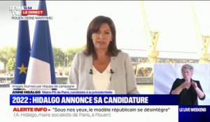 Anne Hidalgo: "Je suis candidate pour offrir un avenir à tous nos enfants"