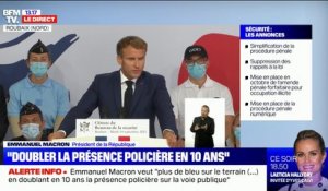 Emmanuel Macron souhaite un délai de "6 mois maximum entre l'obtention du concours et l'entrée dans l'école" de police