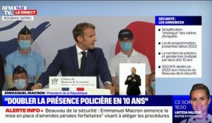 Emmanuel Macron sur les caméras-piétons: "Nous n'avons rien à perdre avec la transparence en permanence"