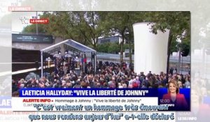 Laeticia Hallyday - l'apparition très remarquée de ses filles Jade et Joy à Paris pour l'hommage à J