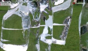 À Londres, des sculptures de glace pour rappeler l'urgence climatique