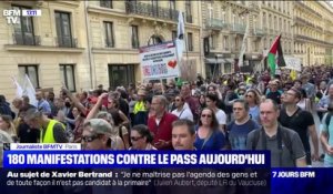 Manifestation anti-pass sanitaire: à Paris, le cortège est en train de se disperser