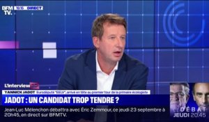 Yannick Jadot: "Je n’ai pas de leçon à recevoir sur la gauche ou la radicalité"