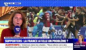 Lille/Lens: pour Roxana Maracineanu, "Les moyens existent pour individualiser les sanctions"