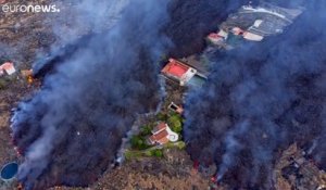 "Tu travailles toute ta vie, et tout part en fumée" : scènes de désolation à La Palma