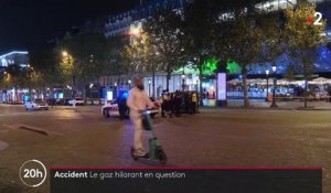Accident de voiture à Paris : l'usage du gaz hilarant questionné