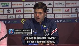 7e j. - Pochettino satisfait du rendement de Neymar