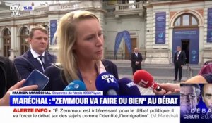 Marion Maréchal-Le Pen: Éric Zemmour "est un homme intéressant pour le débat public"