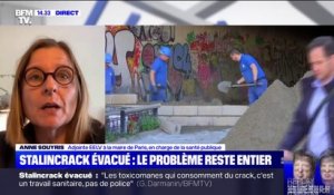 Anne Souyris (mairie de Paris) sur l'évacuation des toxicomanes: "On ne met pas des gens dans des cars pour les parquer à 128 dans un parc"