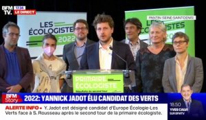 Yannick Jadot remporte la primaire écologiste avec 51,03% des voix
