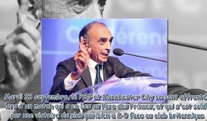 Eric Zemmour au Parc des Princes - le polémiste se transforme subitement en supporter du PSG