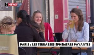 Paris : les terrasses éphémères payantes