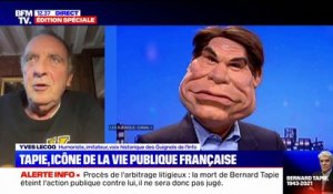Mort de Bernard Tapie: pour Yves Lecoq, la marionnette des Guignols de l'homme d'affaires, "lui a fait pardonner beaucoup de choses"