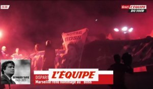 Les supporters rendent hommage à Bernard Tapie - Foot - Disparition Tapie
