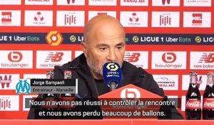 OM - Sampaoli : "Nous avons perdu trop de ballons"