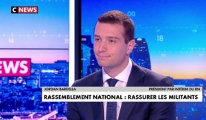Jordan Bardella : «Marine Le Pen peut battre Emmanuel Macron»