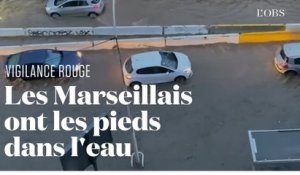 Marseille se réveille les pieds dans l'eau après des pluies diluviennes