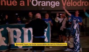 Mort de Bernard Tapie : un hommage rendu devant le stade Vélodrome de Marseille