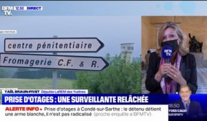 La prison de Condé-sur-Sarthe est "un centre destiné à gérer des détenus qu'on ne peut plus gérer ailleurs", explique Yaël Braun-Pivet (LaREM)