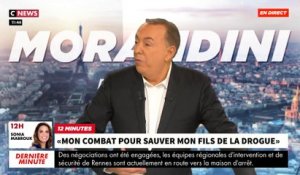 Le témoignage bouleversant de la journaliste politique Roselyne Febvre qui raconte dans "Morandini Live" son combat pour tenter de sortir son fils Arthur de l'enfer des drogues dures