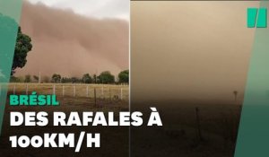 Au Brésil, de gigantesques tempêtes de sable ont fait six morts