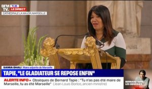 Samia Ghali rend hommage à Bernard Tapie: "Ta mémoire ne sera pas effacée après cette dernière journée"