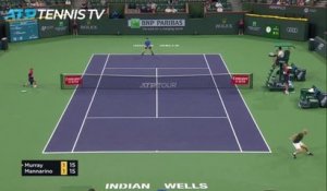 Indian Wells - Mannarino chute d'entrée face à Murray