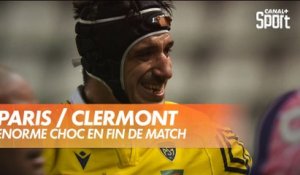 L'énorme choc en fin de match pendant Paris / Clermont