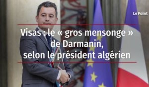 Visas : le « gros mensonge » de Darmanin, selon le président algérien