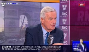 Michel Barnier: "Tous ceux qui veulent le soutien des LR doivent respecter la règle du jeu choisie par les militants"