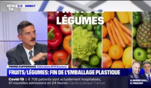 Fin du plastique pour les fruits et légumes au 1er janvier 2022