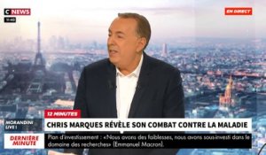 Chris Marques évoque sa maladie dans "Morandini Live" sur CNews