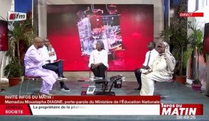 Mamadou Moustapha Diagne, Porte parole du Ministère... invité dans infos du matin du 13 Octobre 2021