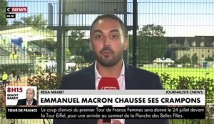 Regardez les images d'Emmanuel Macron en joueur de foot à Poissy, Emmanuel Macron alors d’un match de charité : Une nouvelle étape dans sa communication ?