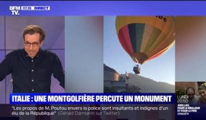 Italie: une montgolfière percute un monument, près du lac de Côme