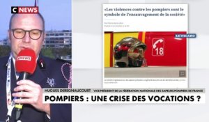 Hugues Deregnaucourt : «A force de ne pas réagir à cause des violences contre les pompiers, beaucoup d'entre eux partent»