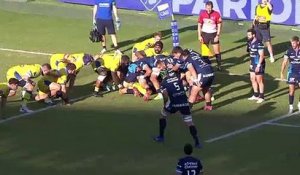 TOP 14 - Essai de Julien TISSERON (MHR) - Montpellier Hérault Rugby - ASM Clermont - J07 - Saison 2021/2022