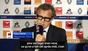 XV de France - Galthié : "On s'est expliqué avec les absents"