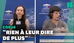 COP26: la désillusion de ces jeunes deux ans après leur prise de parole avec Greta Thunberg