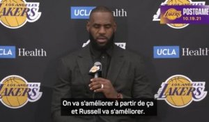 Lakers - LeBron revient sur la première de Westbrook